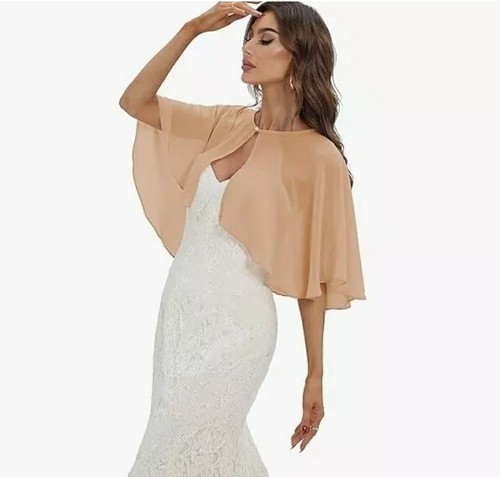 Damenabend champagner cape - damenabend,