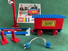 LEGO Eisenbahn Batteriewagen 4,5 V mit Signal und Fahrtrichtungswechsler (161)