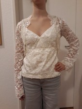 Spitzentop + Bolero, Gr. 38