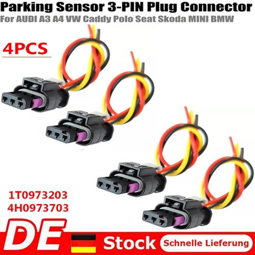 4*Parksensor-Steckverbinder