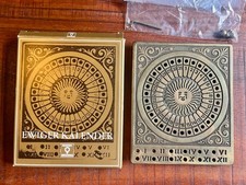 Ewiger Tischkalender Messing