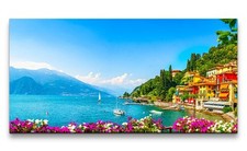 120x60cm Leinwandbild Café