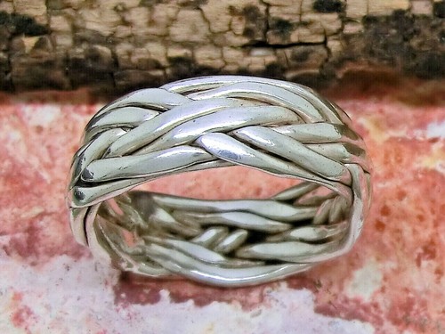 Flechtring 925 sterling silber - 925,