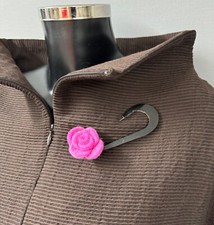 Schmucknadel HORN-SCHWARZ  mit