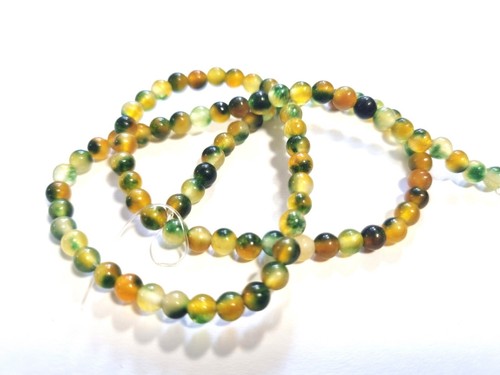 Jade olive grün 4mm kugeln - grün,