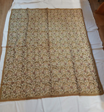 Alte Brokat-Tischdecke, Gobelinstickerei -  Hinterfüttert, 146 cm x 128 cm