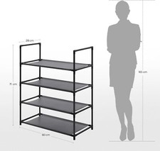 WOLTU Schuhregal 3/4/5/6/8/10