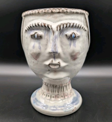 Carstens keramik face vase - keramik,