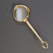 Schönes Altes Lorgnon - Lorgnette Gold Double