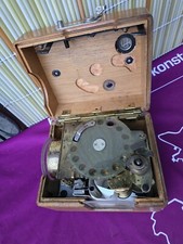 Alte Benzing Konstantieruhr für Brieftauben Taubenuhr Holzgehäuse, RARITÄT 