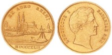 Bayern 1 Dukat 1842 König Ludwig I. Rheingold Dukat vz    106867