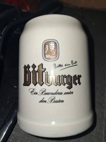 Bierkrug bitburger liter - bierkrug,