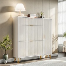 Schuhschrank mit : 3 Klappen