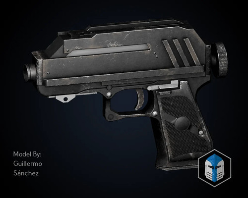Clone wars blaster 3d - clone,