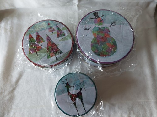 3er satz runde blechdosen - 3er,