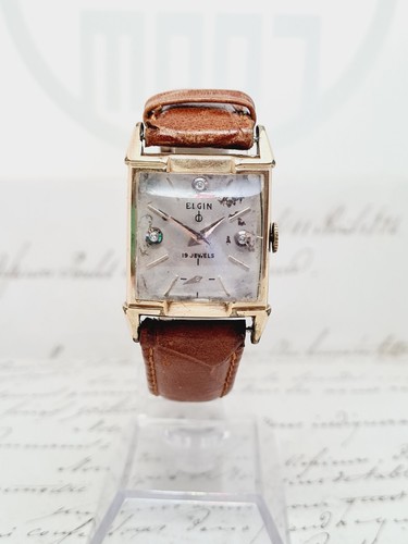 Elgin diamond dial 732 10k - 732, rgp