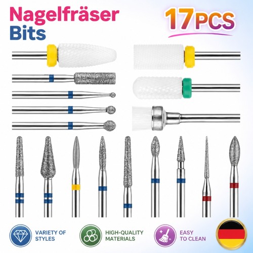 17pcs profi nagelfräser - 17pcs,