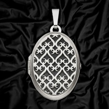 Medaillon oval 925 Sterling