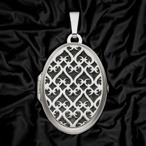 Medaillon oval 925 - , sterling