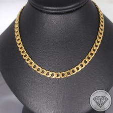 Wert 1390 € Panzer Collier Kette 333er/8 Karat Gelb Gold Länge 55,5 cm