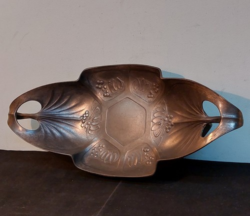 Jugendstil schale zinn - ,