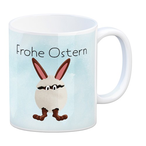 Frohe ostern kaffeebecher mit - frohe,