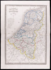 1841 - Alte Landkarte Holland