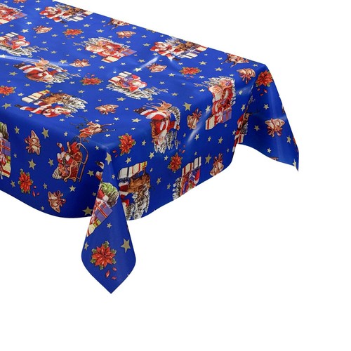 Wachstuch tischdecke blau - tischdecke,