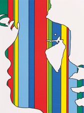 Werner Berges: Ansichtssache, 2016, Originalsiebdruck handsigniert nummeriert