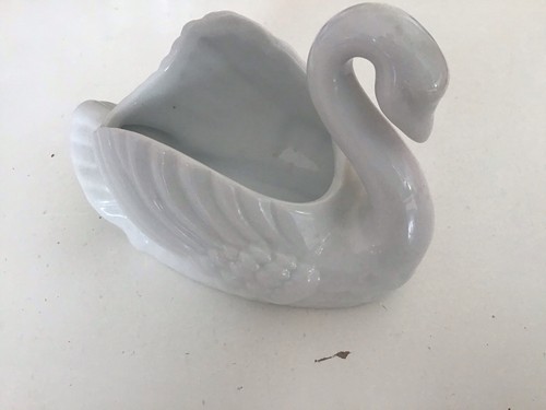 Schwan aus porzellan - schwan,
