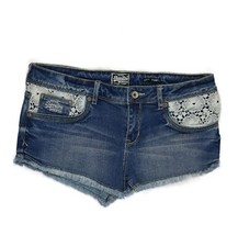 SUPERDRY Shorts HOT. PANT. Gr.30 Stretch Casual Blau