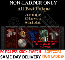 ✅ PC PS4 PS5 XBOX SWITCH ✅ NL All Armor Glove Shield Diablo 2 Resurrected D2R