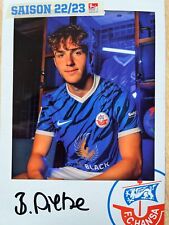 Autogrammkarte FC Hansa Rostock Benno Dietze - unterschrieben