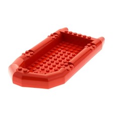 1x Lego Boot 21x10x3 rot Schlauchboot groß Ruderboot Schiff 6350333 62812
