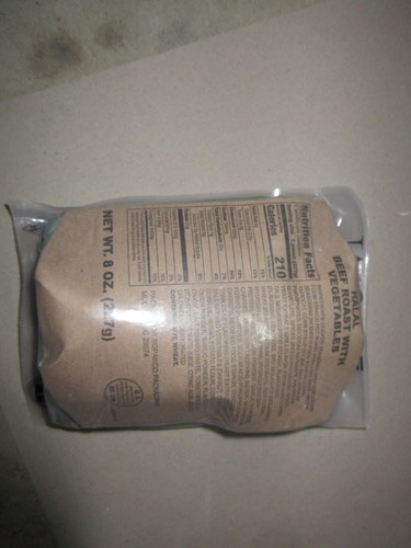 Original mre halal - halal, menÜs
