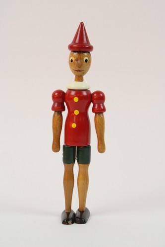 Vintage pinocchio holzfigur - pinocchio,