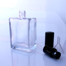 Parfum-Flakon-Parfum-Flasche-100ml-GLAS-leer-BLACK-10010B