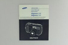 Bedienungsanleitung Samsung Digimax 410 340 (13011638)