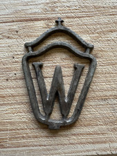 Westfalen Pferde Brandzeichen Logo aus Metall Pferderassen Bodenfund