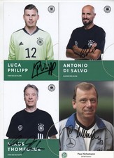 4 DfB National U 21 orig sign Fussball Autogramm Karten aus Sammlung selten Fund