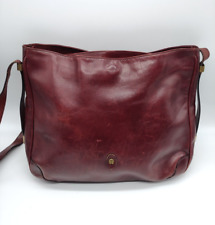 #SE1558# Etienne Aigner Leder Damen Handtasche Umhängetasche rotbraun 30x28x9cm