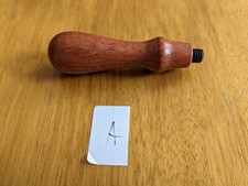 Holzgriff f Siegelstempel Petschaft Briefsiegel Wachssiegel Kupfer Kopf Griff A