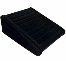 Ringdisplay Schmuckständer,Ständer für 72 Ringe,Display 1 St. Farbe Schwarz Samt