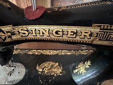 Singer Nähmaschine mit Tisch antik alt Sammlerstück