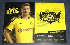 Marco Reus Autogrammkarte USA Tour 19 Autogramm Karte BVB Dortmund Unsigniert #8
