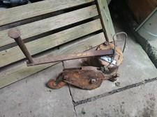  Schwedische Seilwinde , Handseilwinde Zum Anschrauben,Antik  