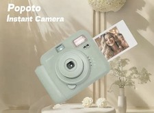 Popoto Instant Kamera Grün Neuwertig Polaroid 