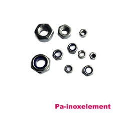 Sicherungsmuttern DIN985 Edelstahl VA Stopmuttern M2,5 M3 M4 M5 M6 M8 M10 M14