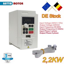 【DE】 2.2KW Frequenzumrichter VFD Inverter Converter Variable Frequency 0-1000Hz