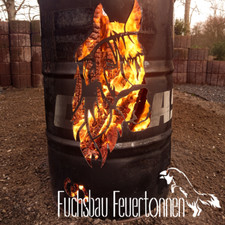 Feuertonne Pferdekopf